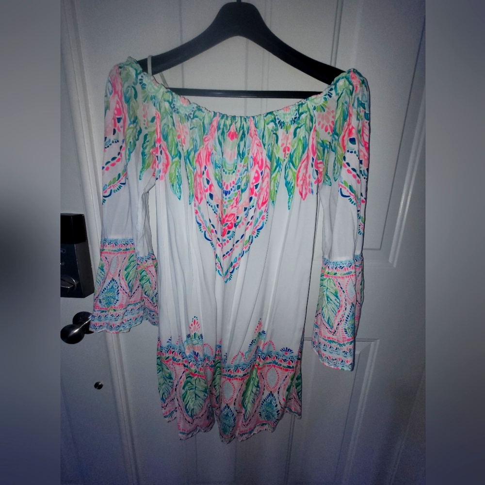 Lilly Pulitzer Nevie off the shoulder Dress